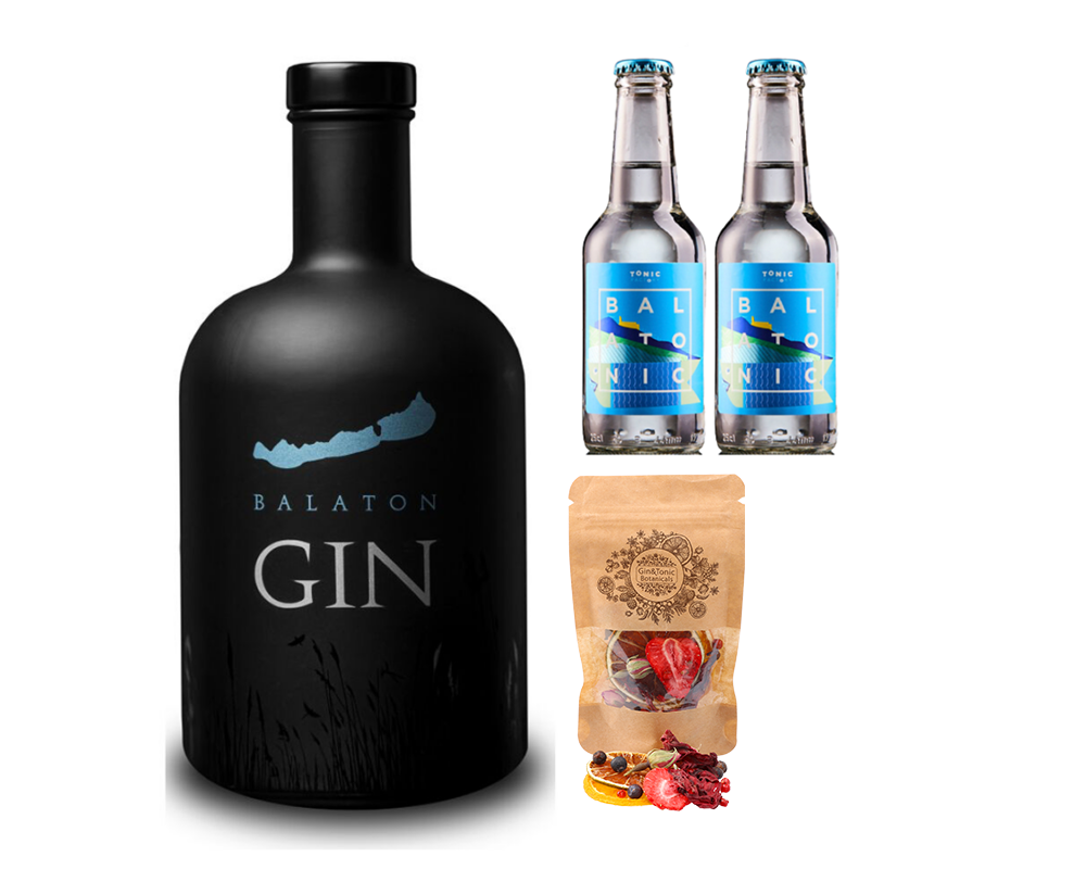 Balaton gin 0,7L 40% + ajándék 2 db Balatonic és vegyes fűszer